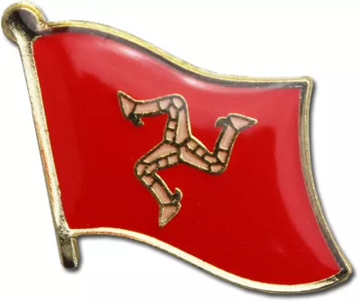 Isle of Man Flag Lapel Pin