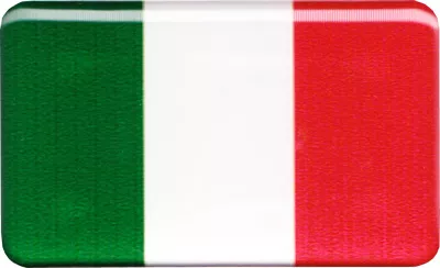 Italy Mini Domed Sticker