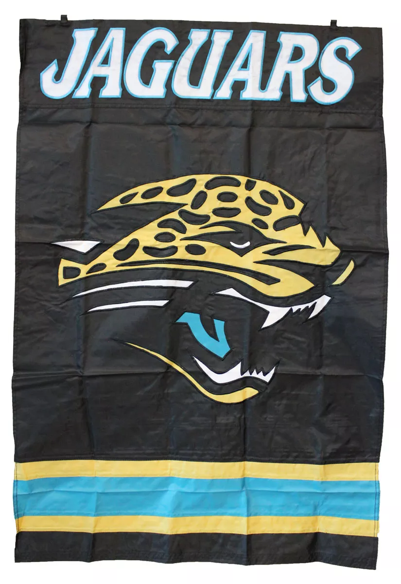 Jacksonville Jaguars - 2-sided 28" x 44" NFL Nylon Banner