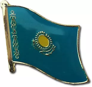 Kazakhstan Flag Lapel Pin