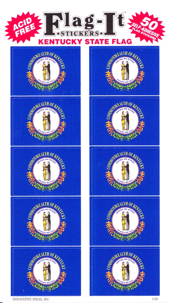 Kentucky 50 Count Sticker Pack