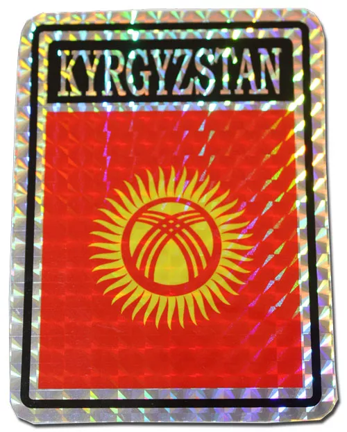 Kyrgyzstan Reflective Decal