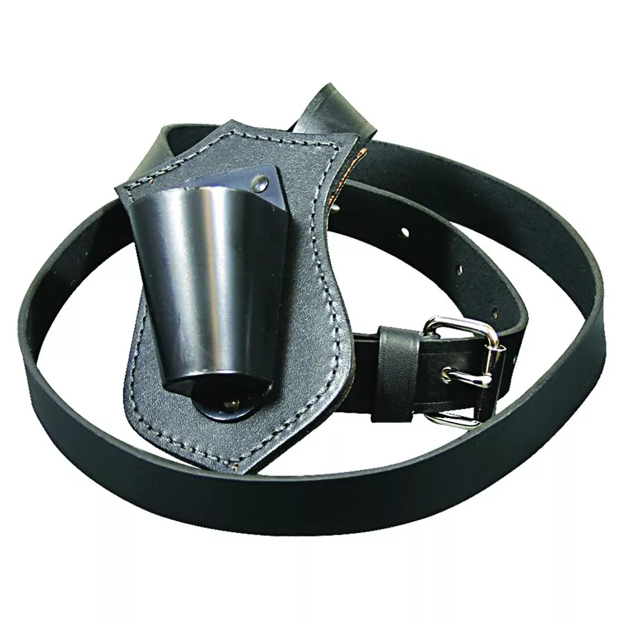 Leather Carrying Belt - Single Strap (Black)