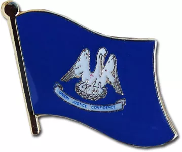 Louisiana Flag Lapel Pin
