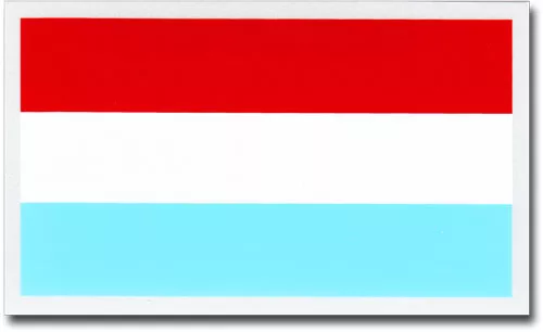 Luxembourg Auto Decal
