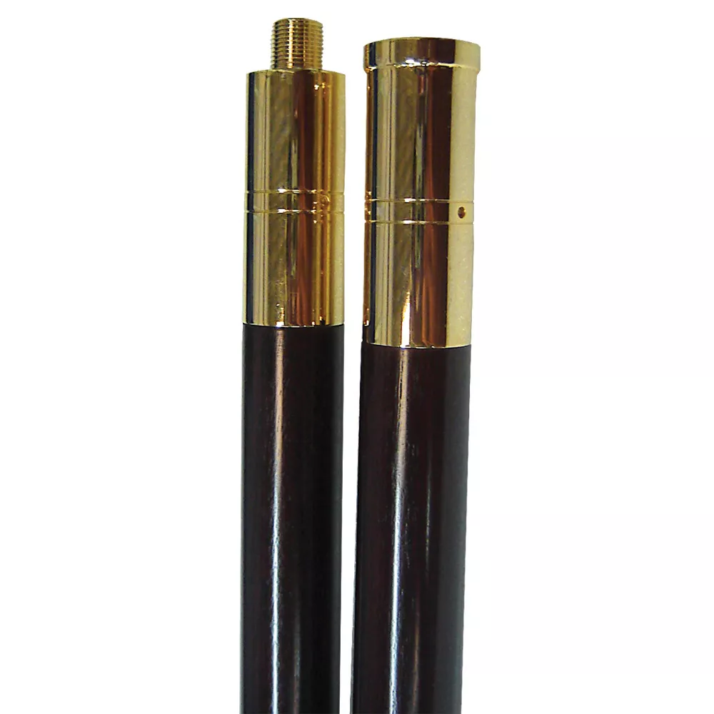 8' Mahogany Finish Hardwood Pole