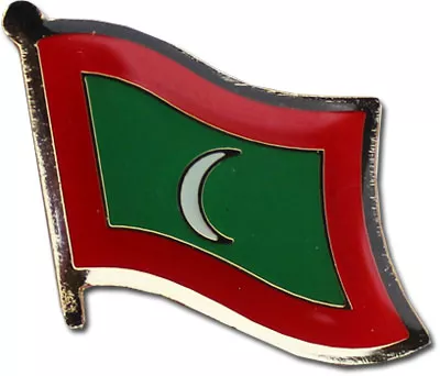 Maldives Flag Lapel Pin