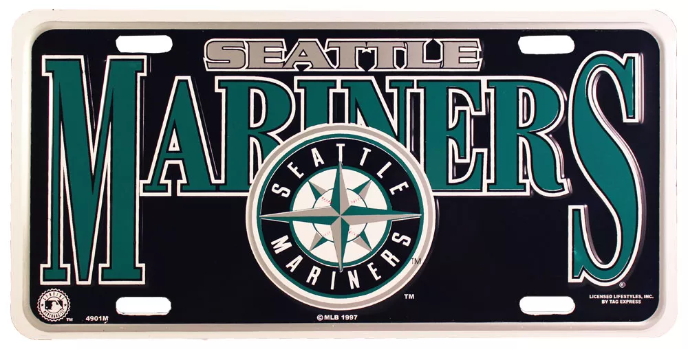 Seattle Mariners MLB License Plate