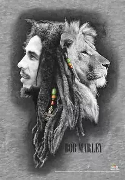 Bob Marley Textile Poster (Profiles)
