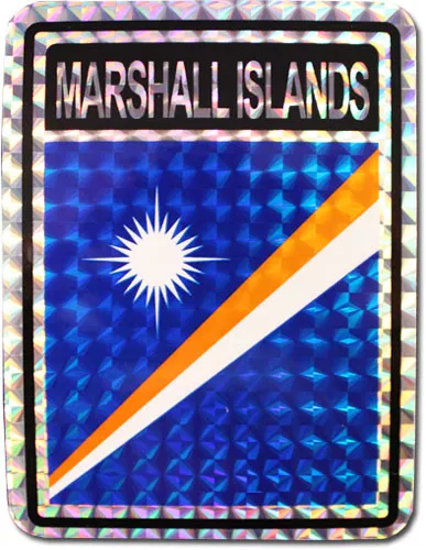 Marshall Islands Reflective Decal
