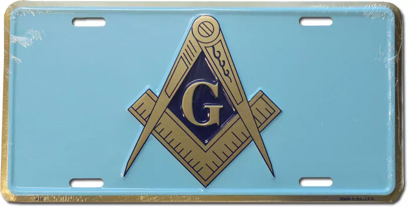 Masonic License Plate