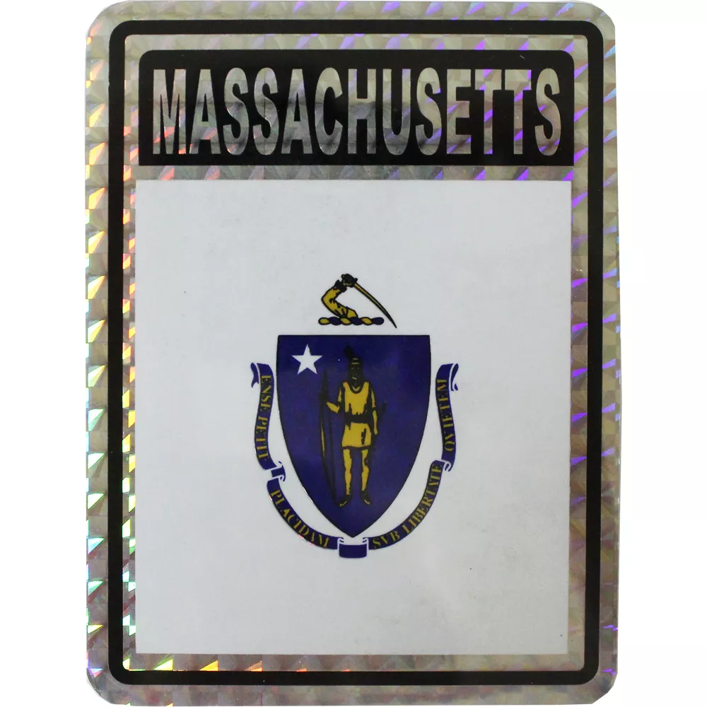 Massachusetts Reflective Decal