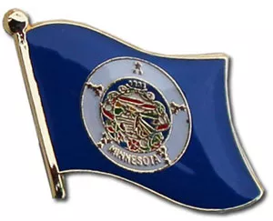 Minnesota (1983-2024)  Flag Lapel Pin
