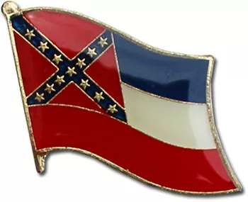 Mississippi Flag Lapel Pin (1894-2020)
