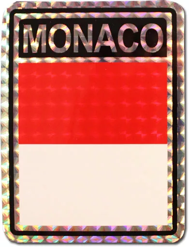 Monaco Reflective Decal