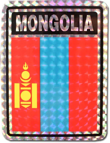 Mongolia Reflective Decal