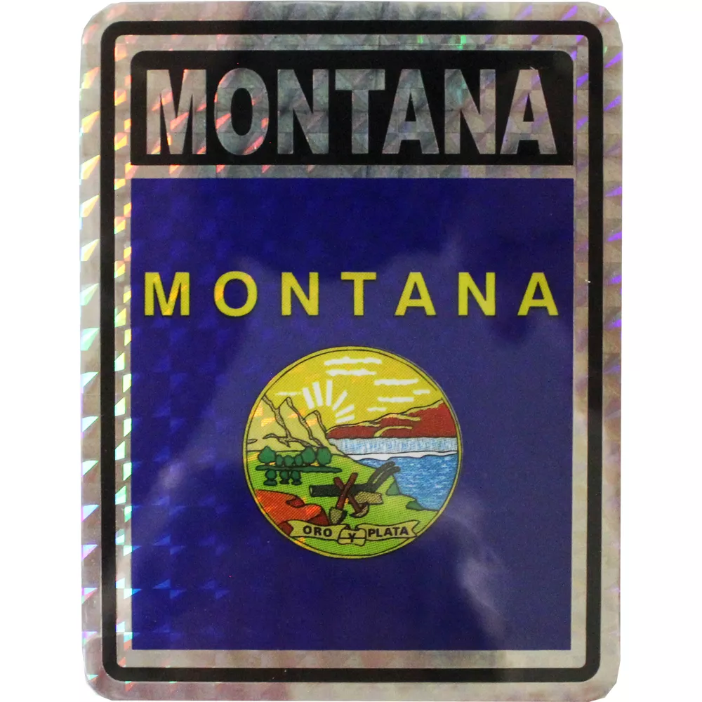 Montana Reflective Decal