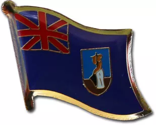 Montserrat Flag Lapel Pin