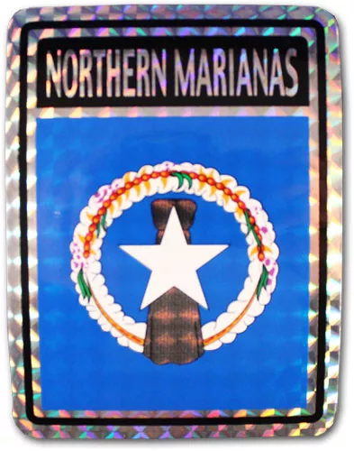 Northern Marianas Reflective Decal