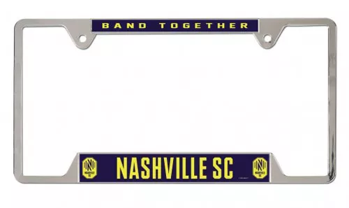 Nashville SC Metal License Plate Frame