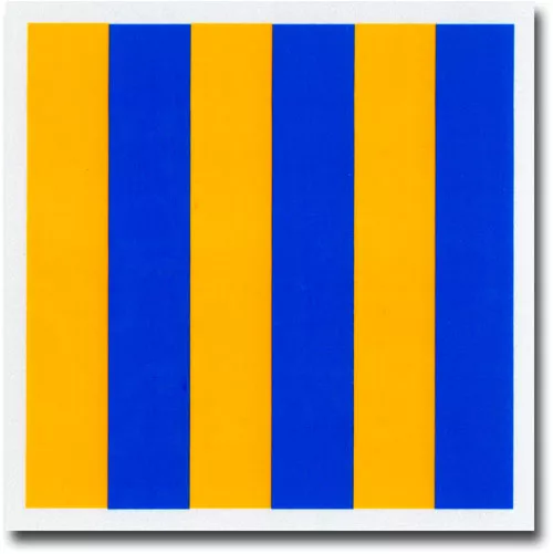 Letter G - Nautical Code Signal Auto Decal