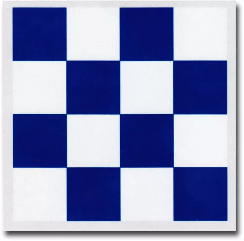 Letter N - Nautical Code Signal Auto Decal