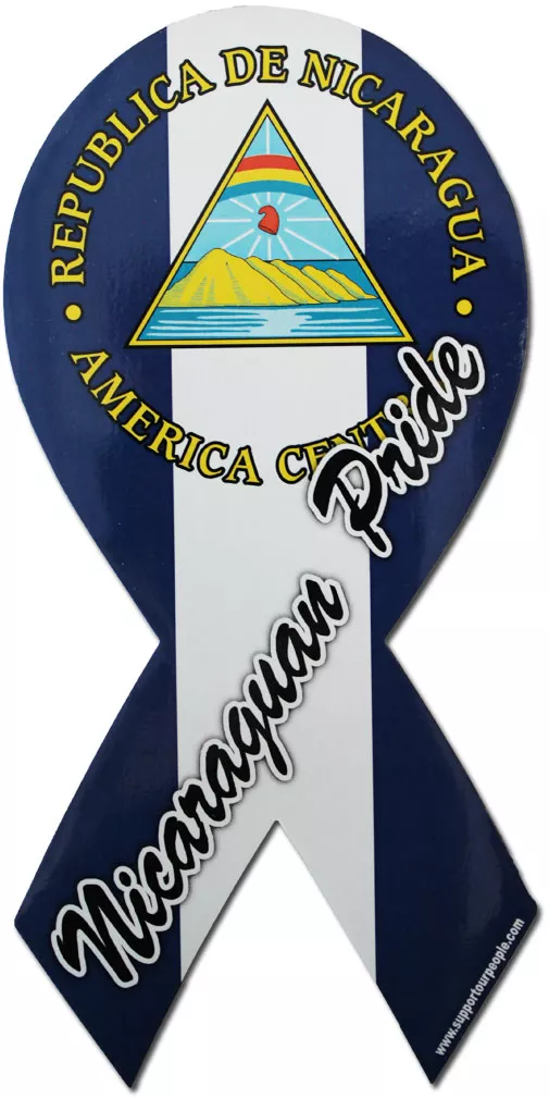Nicaragua Ribbon Magnet (Nicaraguan Pride)