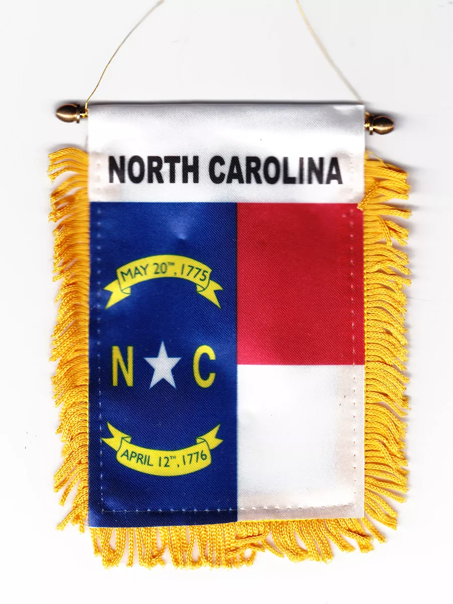 North Carolina Window Hanging Flag