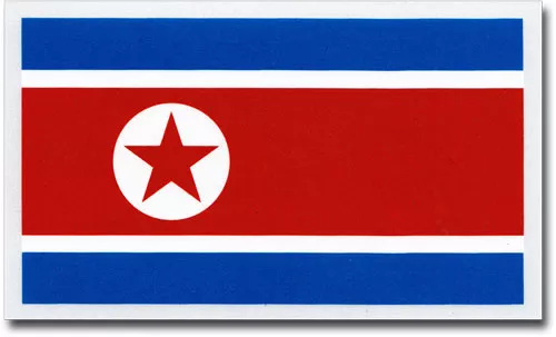 North Korea Auto Decal