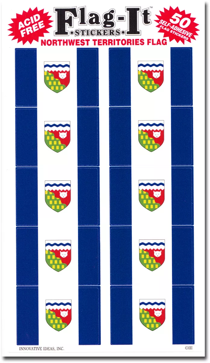 Northwest Territories 50 Count Sticker Pack