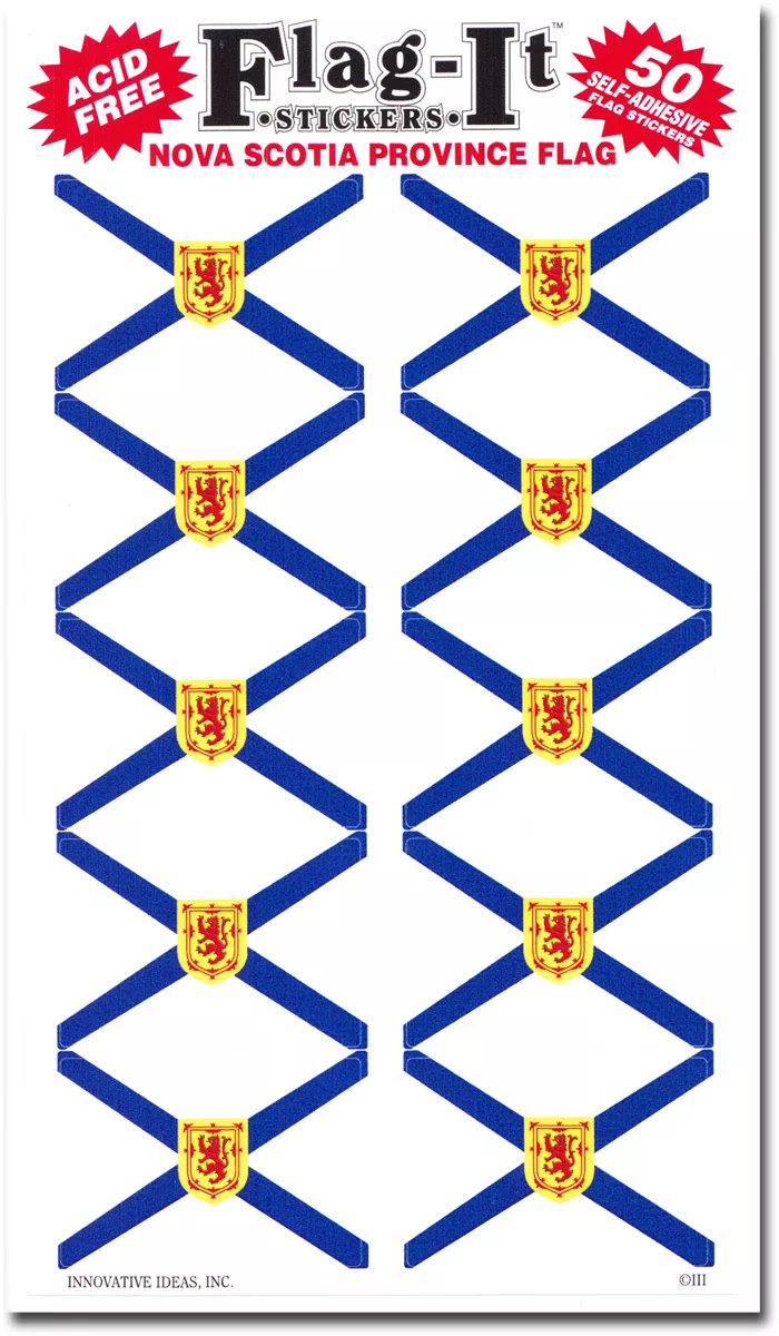 Nova Scotia 50 Count Sticker Pack