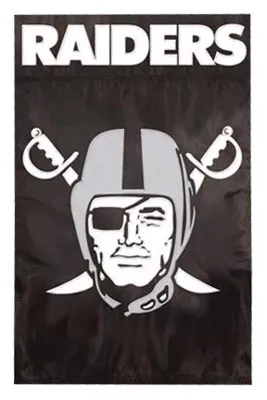 Las Vegas Raiders - 2-sided 28" x 44" NFL Nylon Banner
