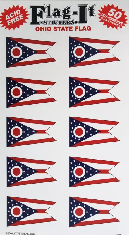Ohio 50 Count Sticker Pack