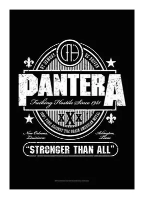 Pantera Textile Poster (Beer Label)