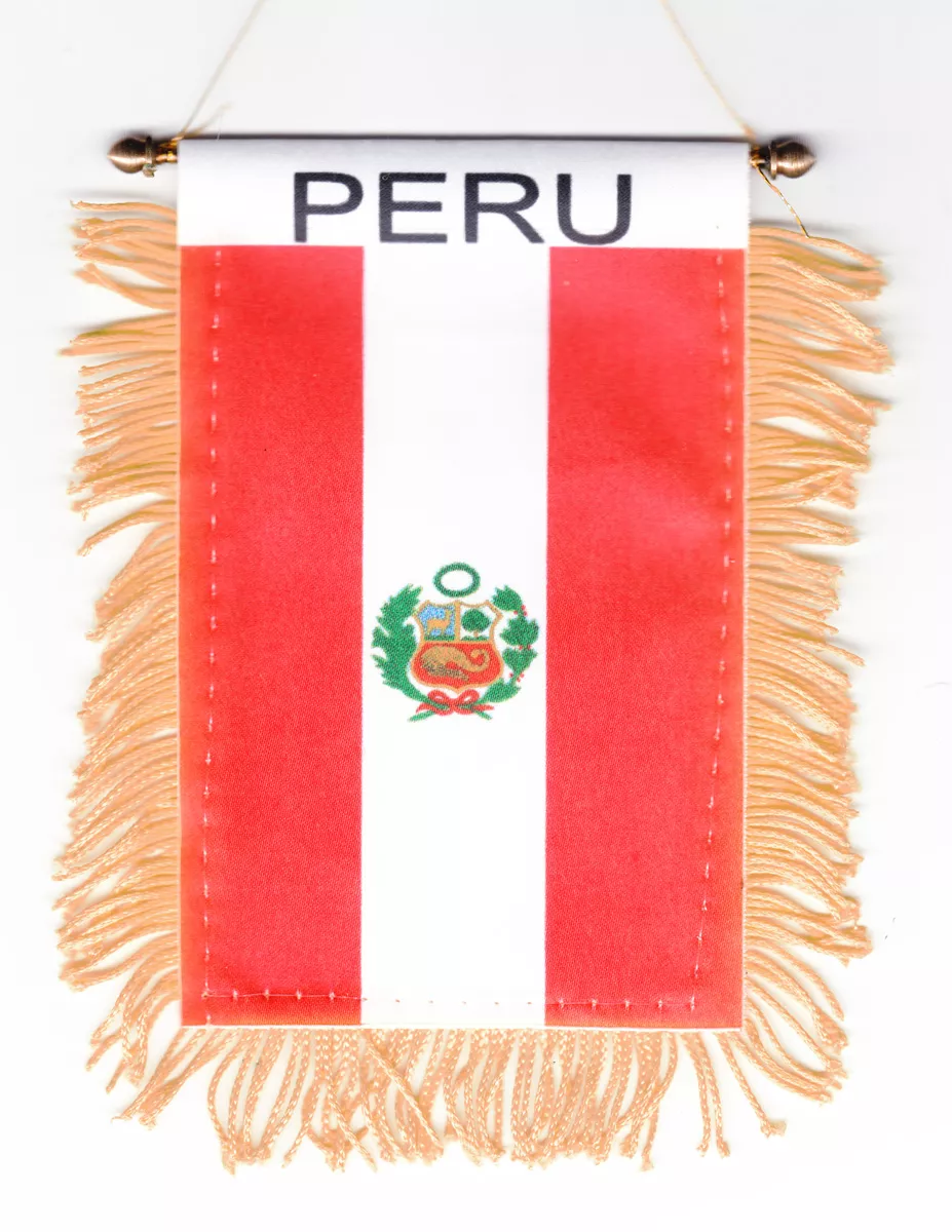 Peru Window Hanging Flag