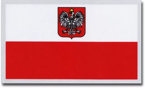 Poland Auto Decal (Eagle)