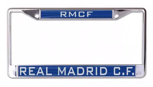 Real Madrid Metal License Plate Frame