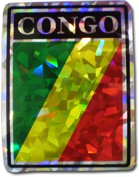 Congo - Rep. Of Reflective Decal