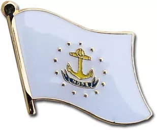 Rhode Island Flag Lapel Pin