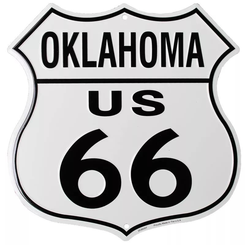 Route 66 Highway Shield - Oklahoma