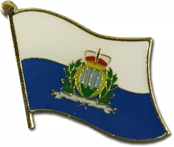 San Marino Flag Lapel Pin
