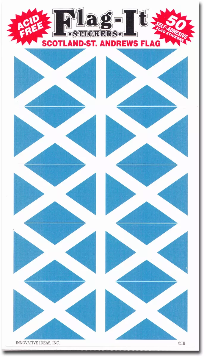 Scotland 50 Count Sticker Pack (St. Andrews)