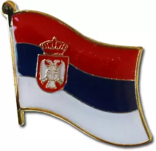 Serbia Lapel Pin (current flag)