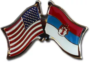 Serbia Friendship Pin (Old)