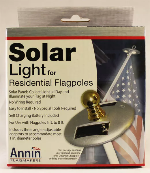Solar Light for Residential Flagpoles