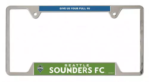 Seattle Sounders Metal License Plate Frame