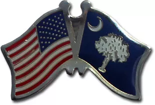 South Carolina Friendship Pin
