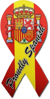 Spain Magnet - 4" x 8" Ribbon Magnet