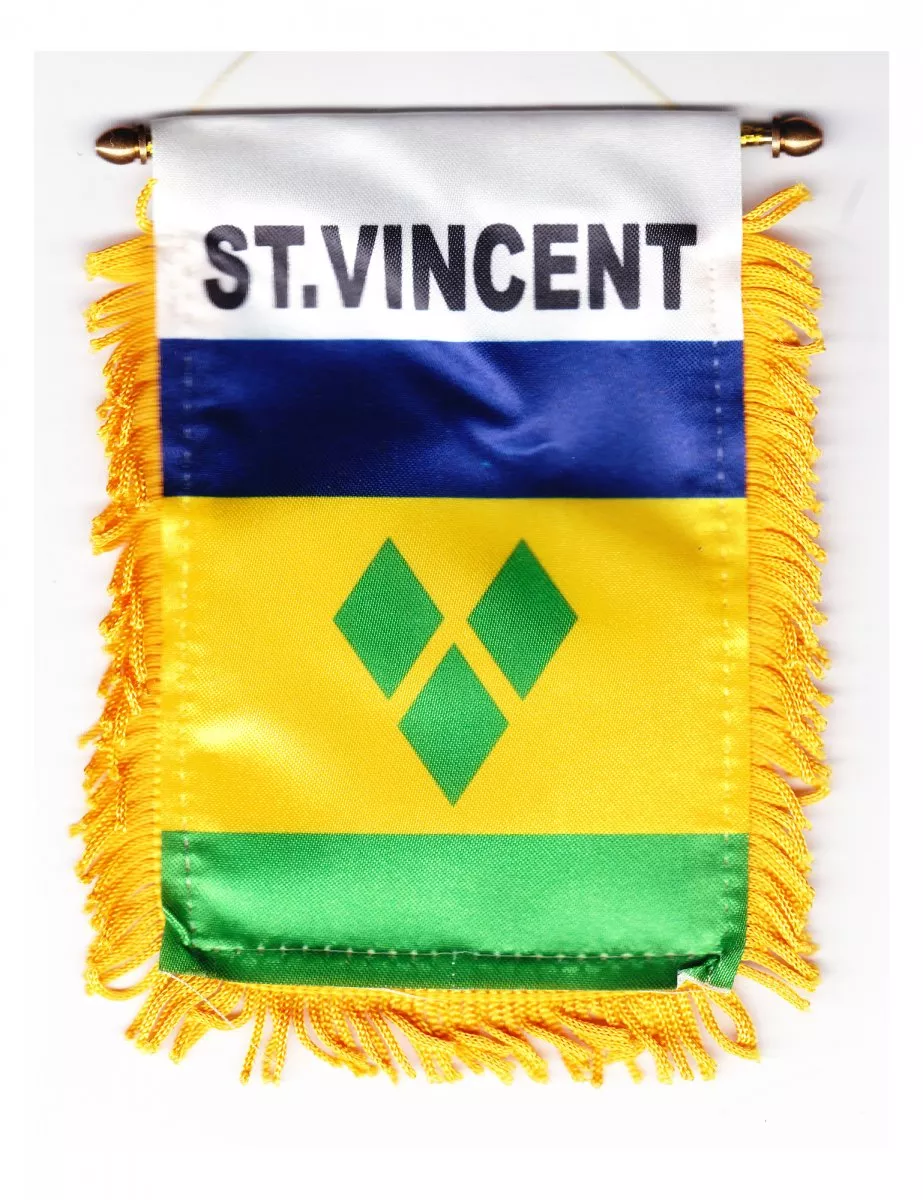 St. Vincent and the Grenadines Window Hanging Flag