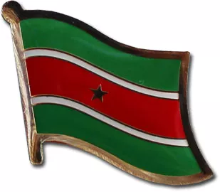 Suriname Flag Lapel Pin